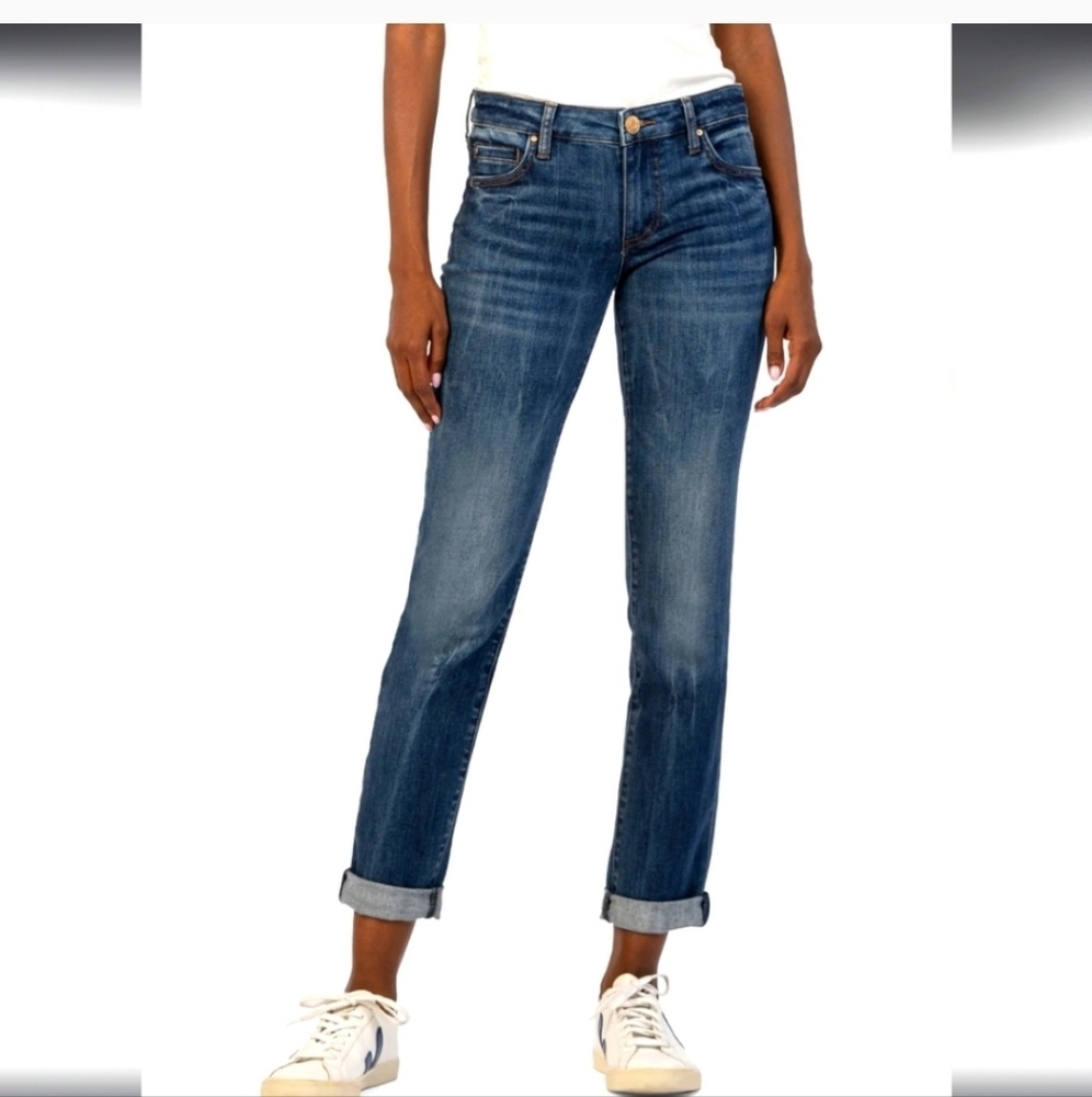 NWOT KUT FROM THE KLOTH CATHERINE BOYFRIEND JEAN SZ 4